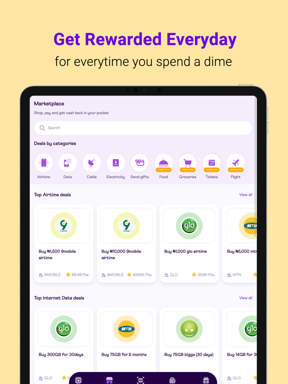 Shoppoint Rewards iPad screenshot 3 - Lifestyle app