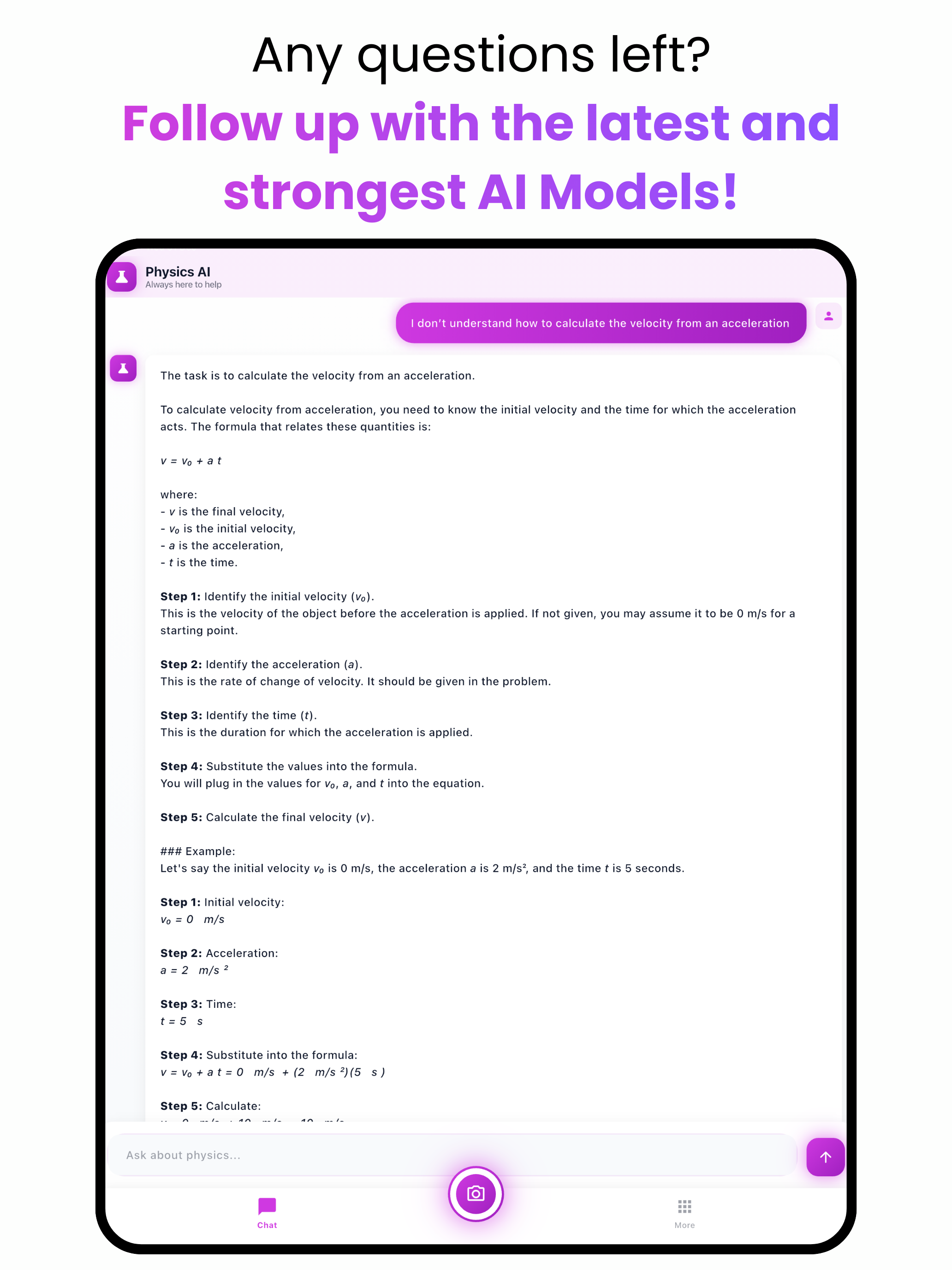 Physics AI - Homework Solver