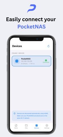 PocketNAS screenshot