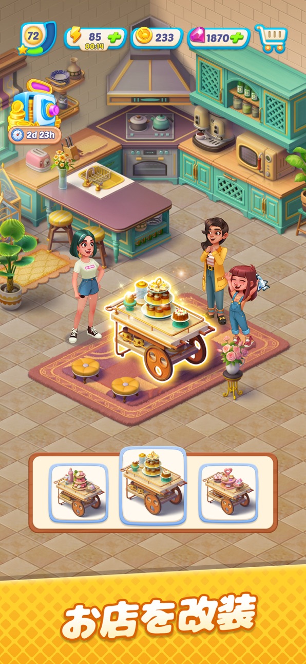 Gossip Harbor®: Merge & Story iOS Mod IPA screenshot 4 - iOS game interface