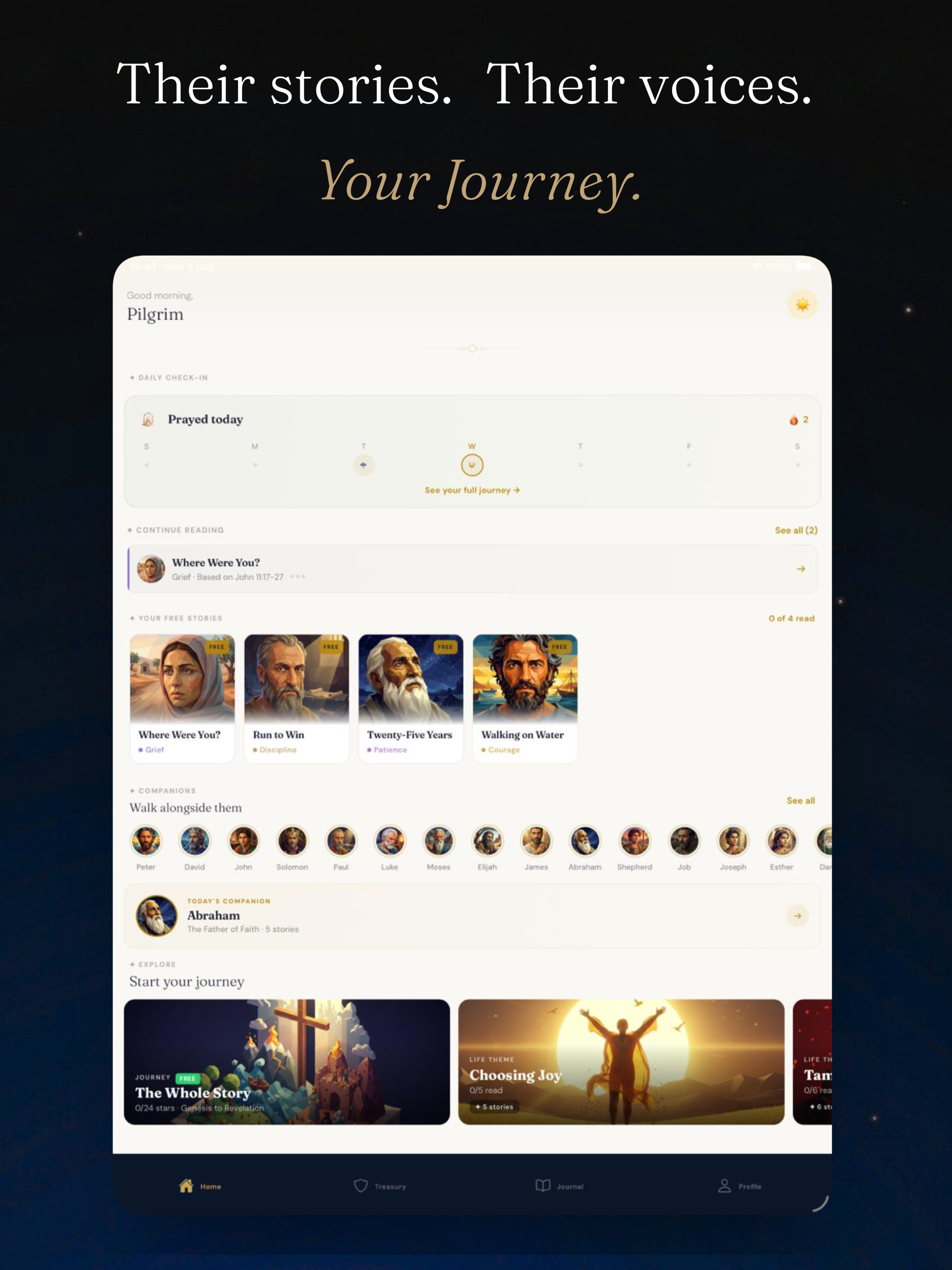 Wayfarer: Daily Prayer & Steps screenshot 8