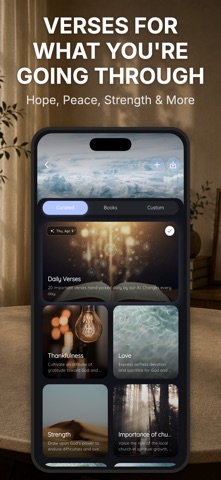 Bible Clock: Daily Verse iPhone screenshot