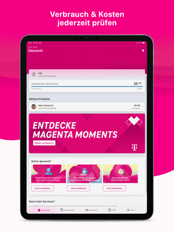 Screenshot #1 for Mein Magenta (AT)