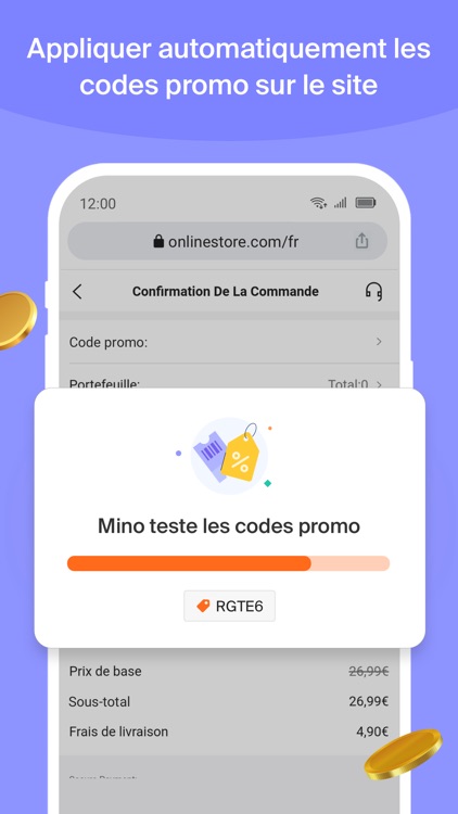 Mino: Codes promo automatiques