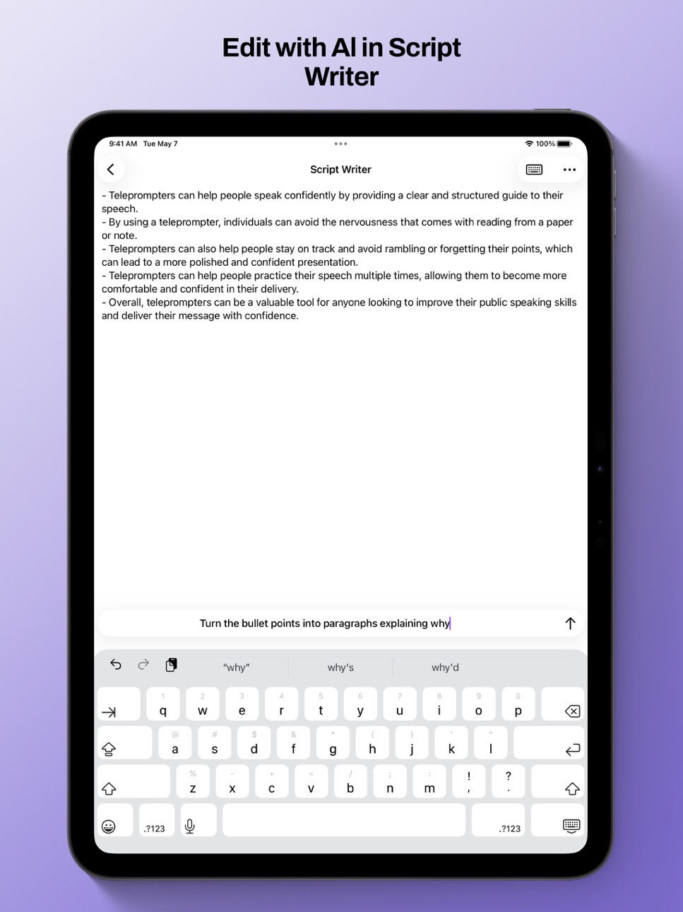 iPad screenshot