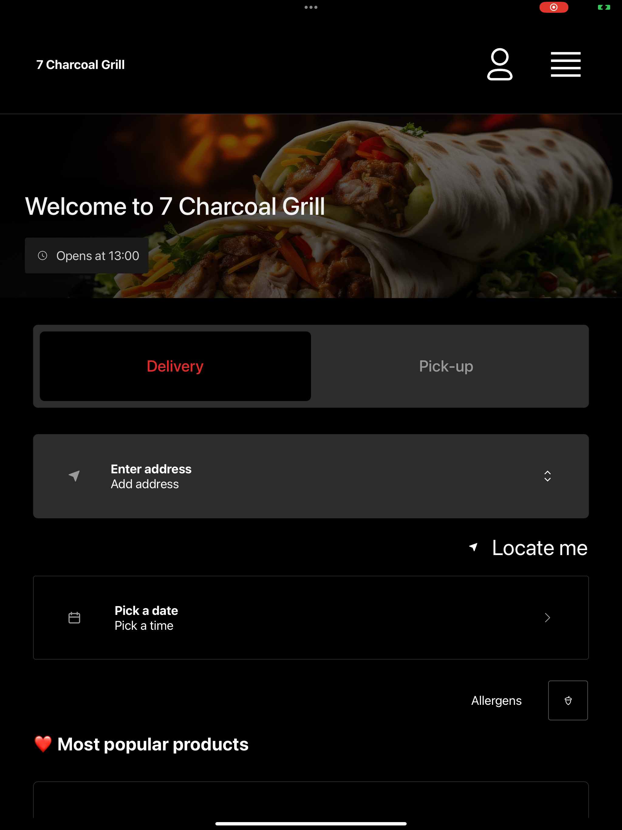 7 Charcoal Grill screenshot 13