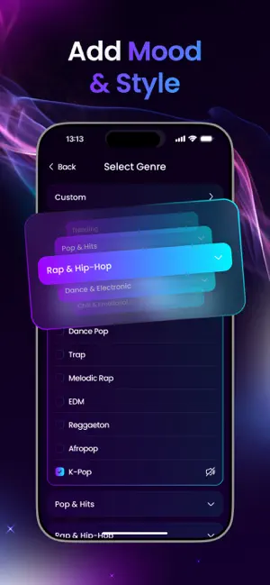SonGo: AI Music & Lyrics Maker iPhone screenshot 6