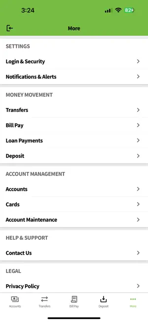 Traditions Bank Mobile Banking screenshot 4