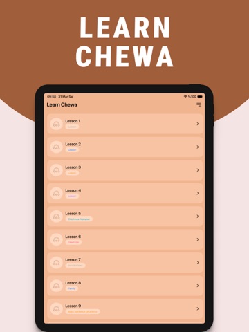 Fast - Learn Chewa Language iPad screenshot