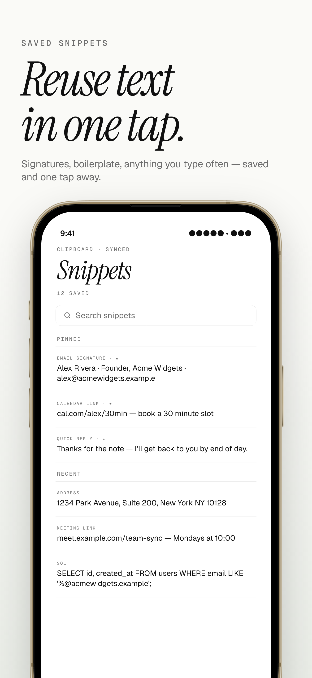One Big Clipboard screenshot 5