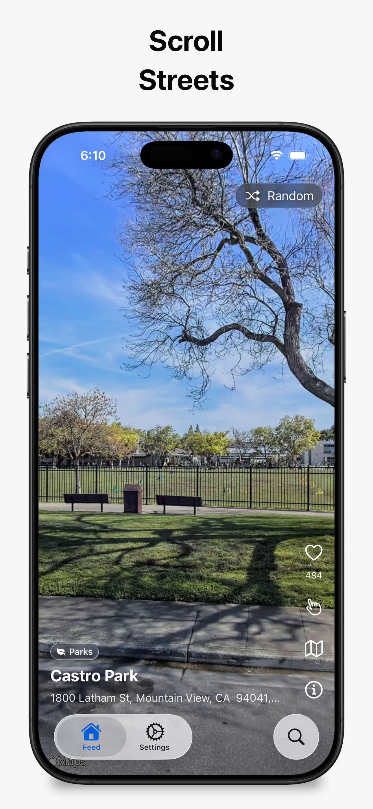 StreetPeek: Street Feed