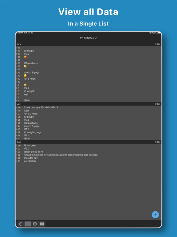 Screenshot #5 pour Keep Track - Daily Notebook
