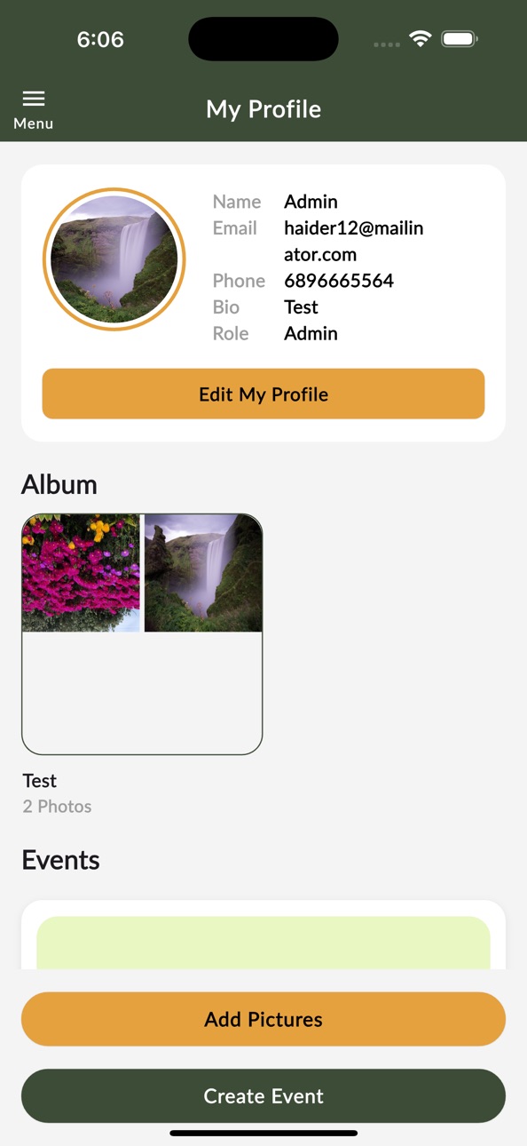 iPhone screenshot