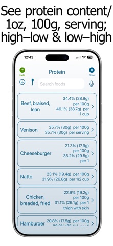 Protein Counter and Tracker Screenshot 7 of 10