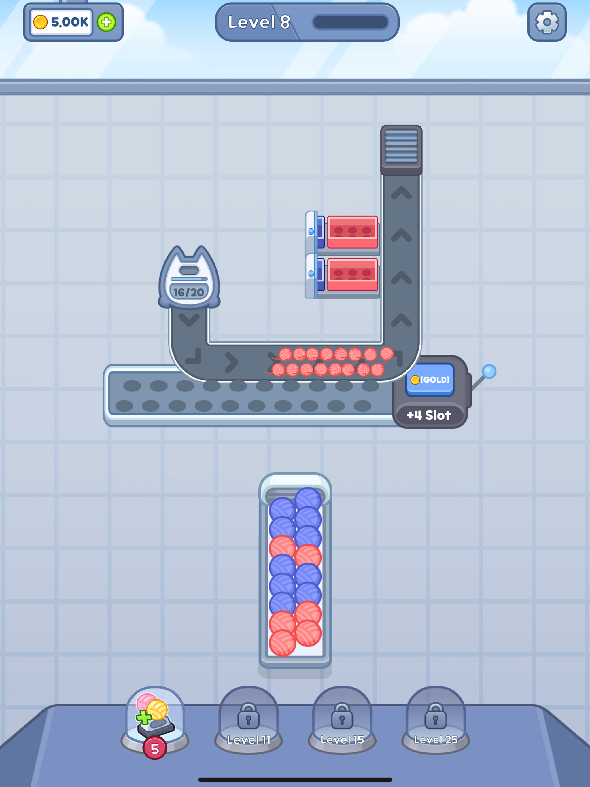 Knit Factory! Cute Puzzle Flow screenshot 8