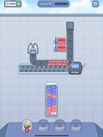 Knit Factory! Cute Puzzle Flow iPad screenshot