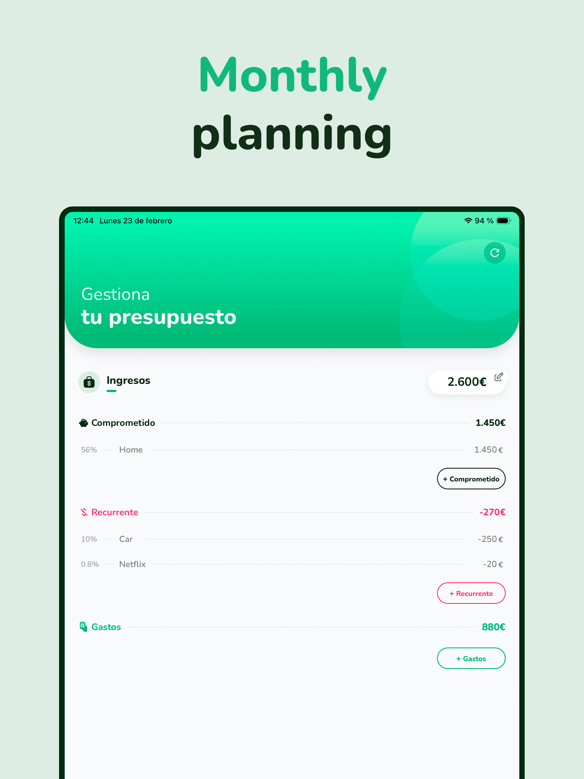 Cashboard
