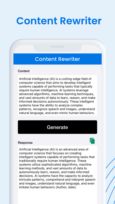 Chatbot AI Assistant & Writer Screenshot