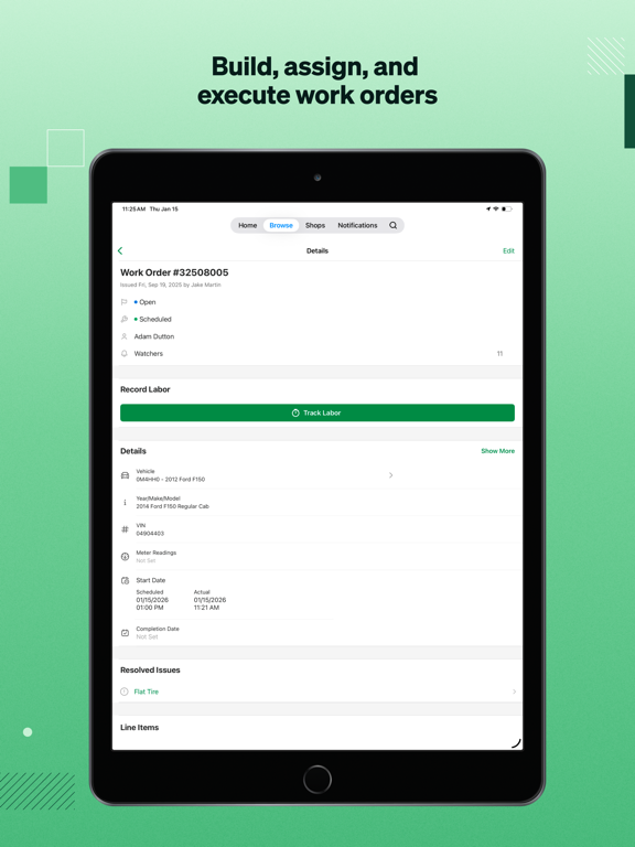 Fleetio Go - Fleet Management iPad screenshot