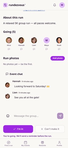 Rundezvous screenshot