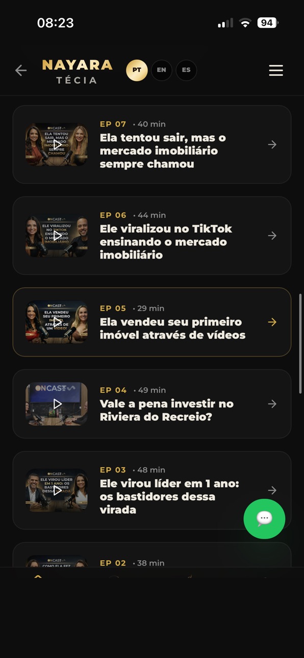 iPhone screenshot