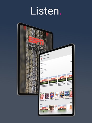 ESPN 98.1FM & 850AM WRUF iPad screenshot