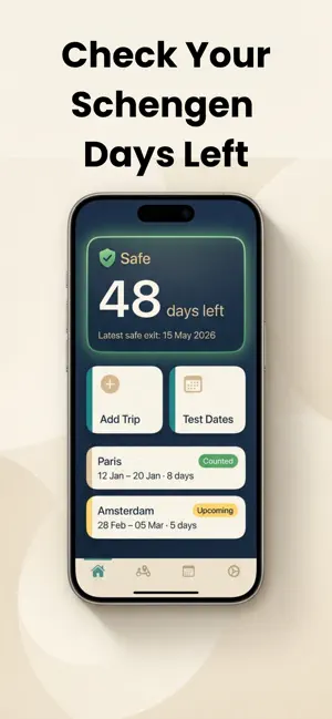 Schengen Companion 90/180 screenshot 1