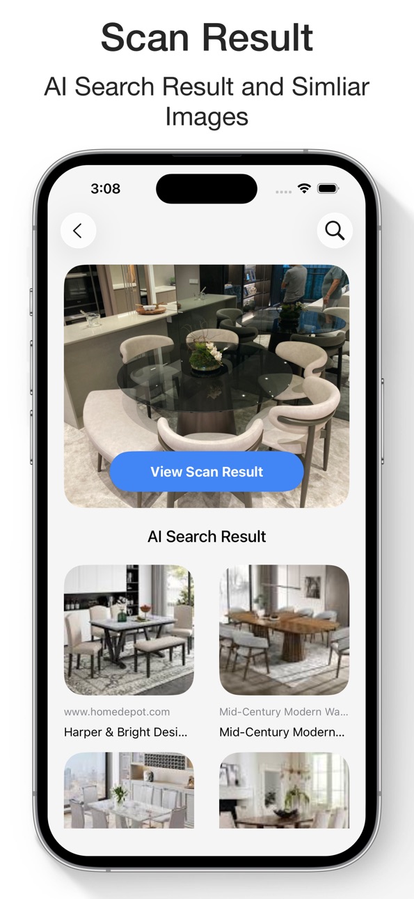Reverse Image Search App Hack screenshot 5 - iOS app interface