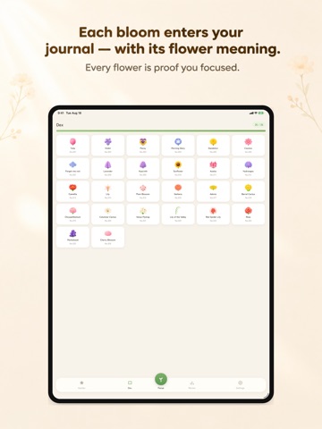Focus Pot: Study & Work Timer iPad screenshot