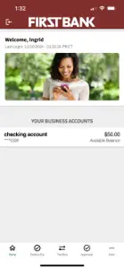 First Bank Biz To Go screenshot #2 for iPhone