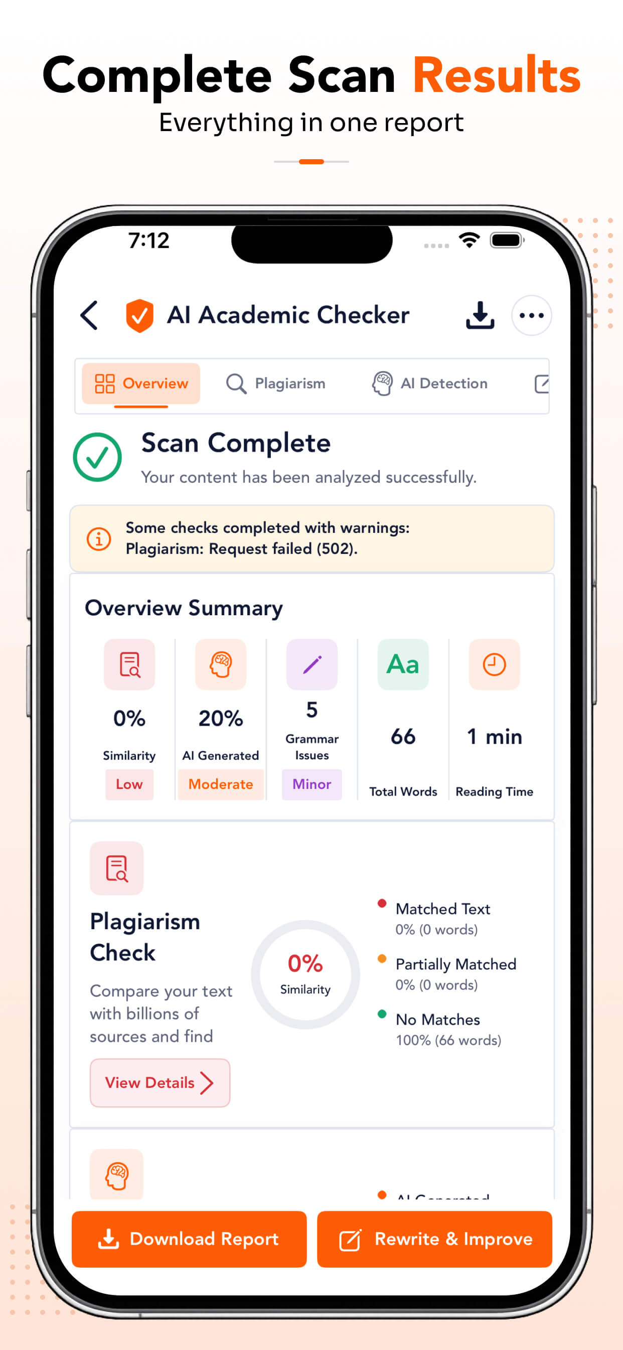 Scribber - Plagiarism Checker screenshot 3