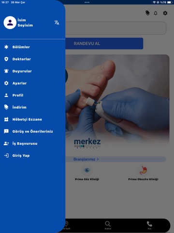 Merkez Sağlık iPad screenshot 1