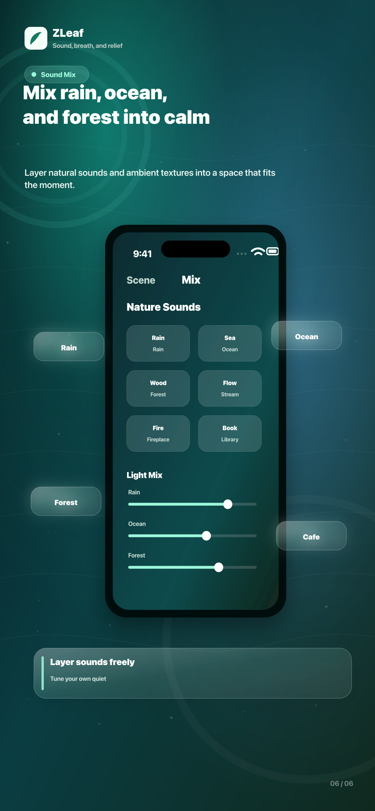 ZLeaf: White noise sleep focus screenshot 6