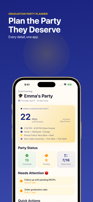Graduation Party Planner - Cap Screenshot 1 of 5
