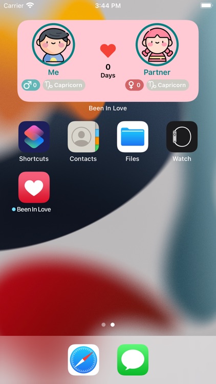In Love: Days Counter Widget