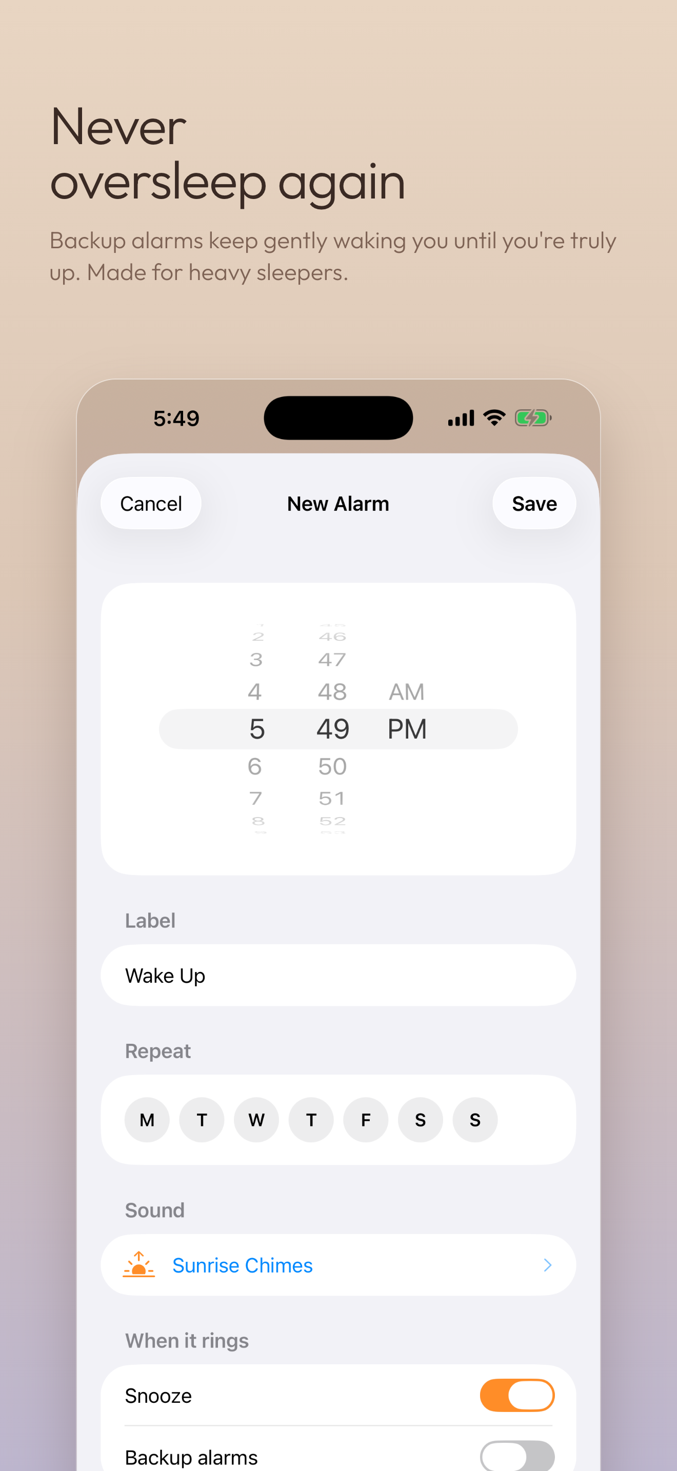 Gentle Alarm Clock by Ambience screenshot 3