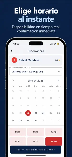 Trimfy: Reserva cortes de pelo screenshot 3