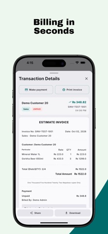 Offline POS: Billmate Billing Screenshot 5 of 10