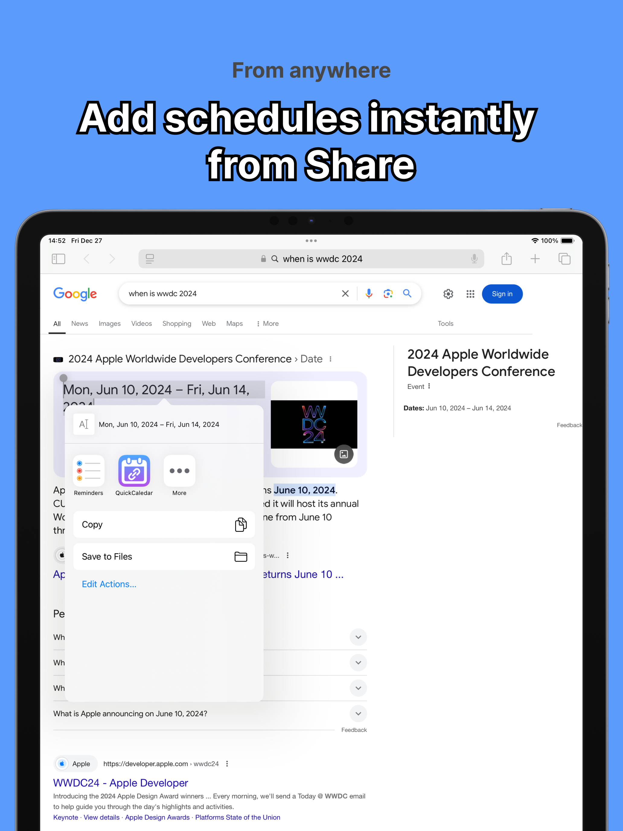 QuickEventAdd screenshot 6