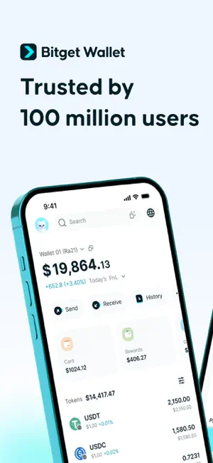 Bitget Wallet: Crypto, PayFi screenshot 1