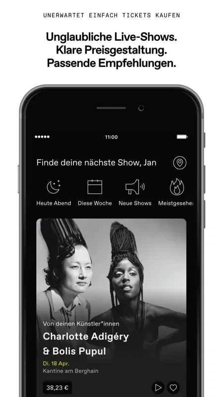 DICE: Live Shows screenshot 1 of 8