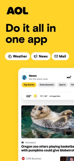 AOL: Email News Weather screenshot