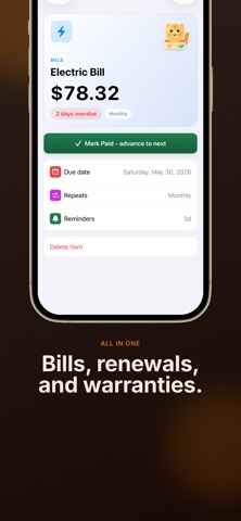 Bill Tracker: BillAhead Screenshot 6 of 10
