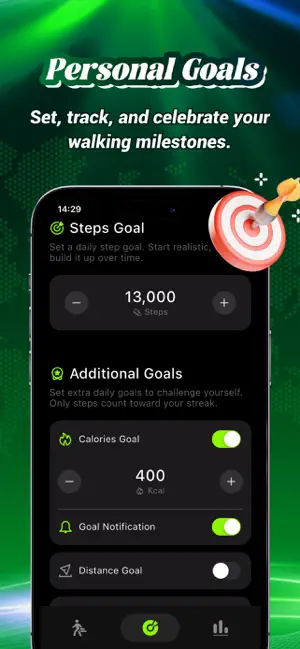 GoWalker:Smart Step Tracker screenshot 1