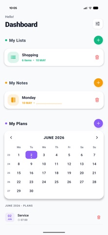 Notelist by EtemiDev Screenshot 1 of 7