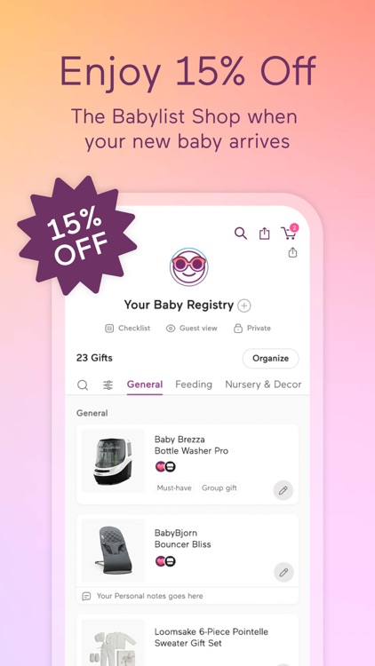 Babylist Baby Registry screenshot-6