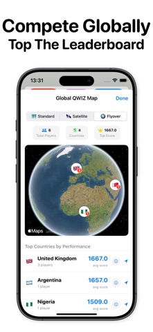 Qwiz - Daily Trivia Challenge iPhone screenshot