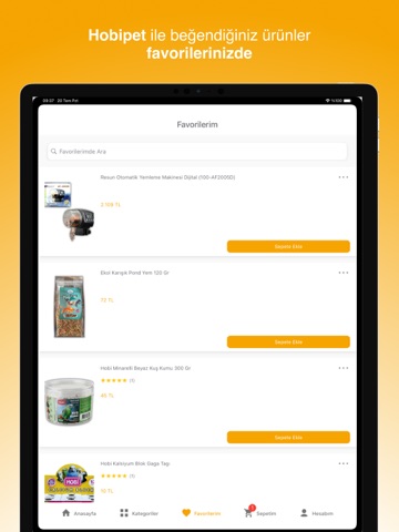 HobipetTR iPad screenshot