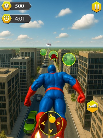 Superhero Flying Simulator 3d iPad screenshot