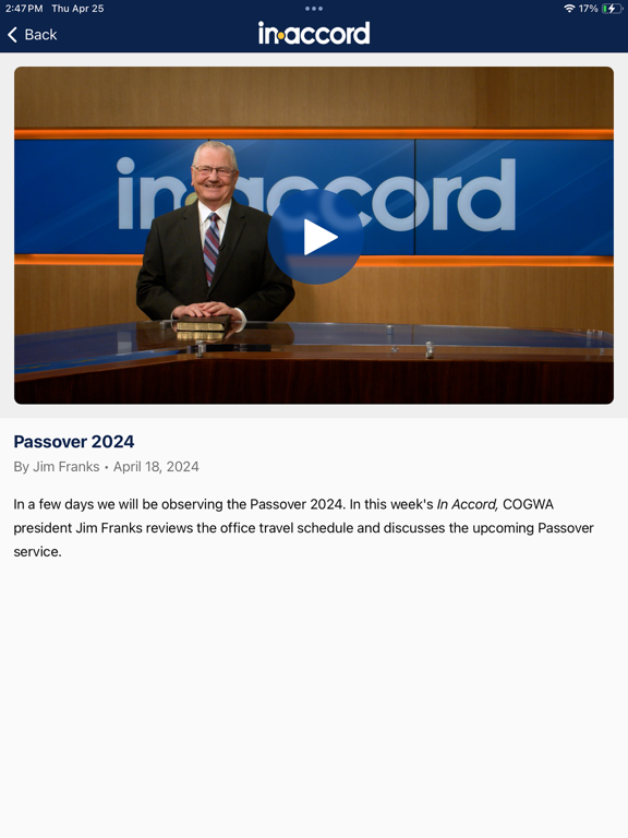 COGWA iPad screenshot 4 - Lifestyle app
